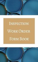 Inspection Work Order Form Book - Colored Interior - Teal Gold White - Property Customer Bill Owner Phone - 20 x 32 in
