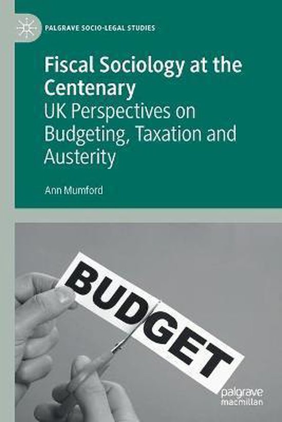 Fiscal Sociology at the Centenary - cover