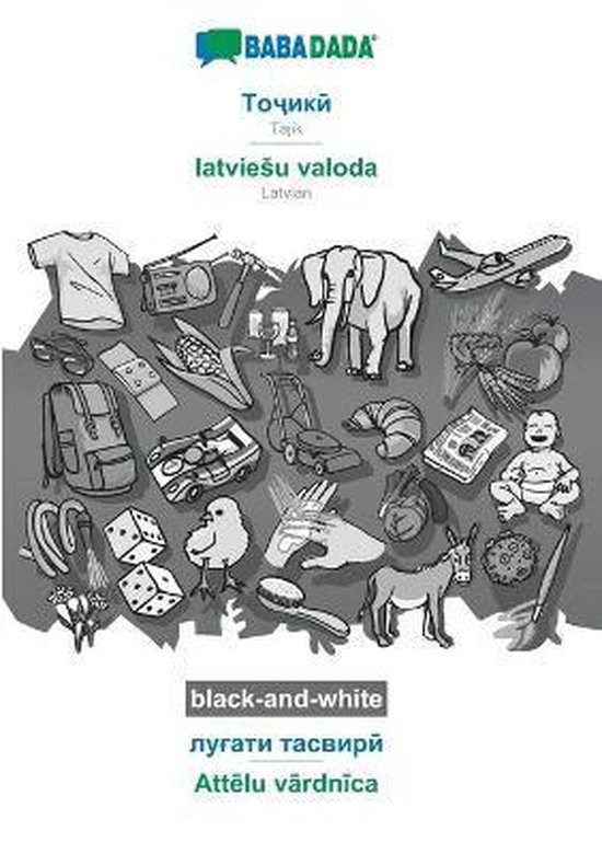 Tajik (in cyrillic script) - latviesu valoda, visual diction ... - cover