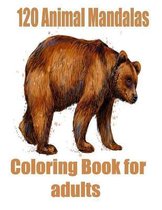 120 Animal Mandalas Coloring Book for adults