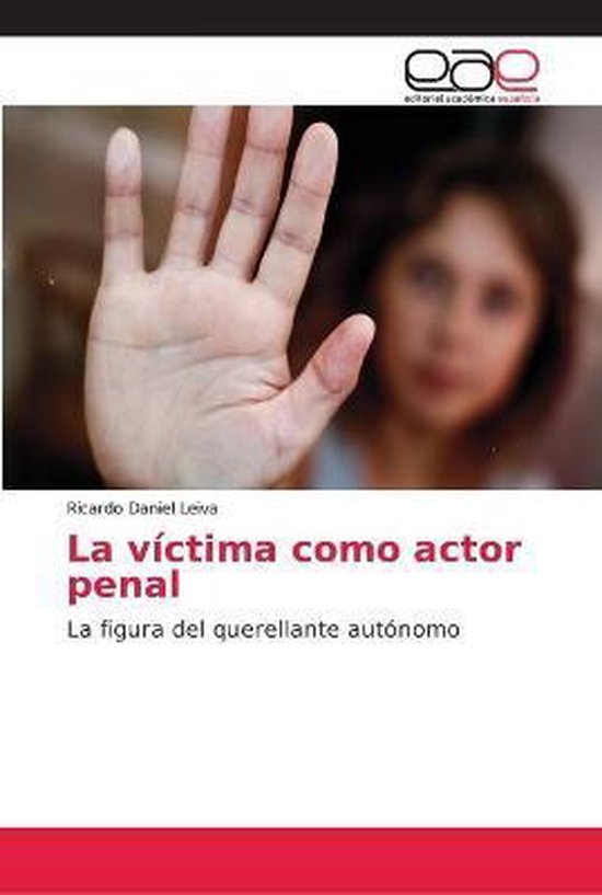 La víctima como actor penal - cover