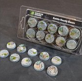 Urban Warfare Bases Pre-Painted (10x 25mm Round )