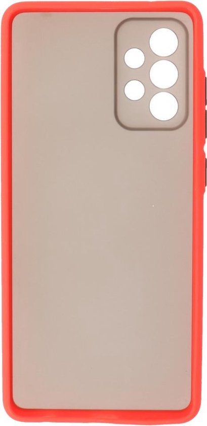 BestCases - Samsung Galaxy A72 5G - Samsung Galaxy A72 5G Hard Case Téléphone Case - Samsung Galaxy A72 5G couverture arrière - Rouge