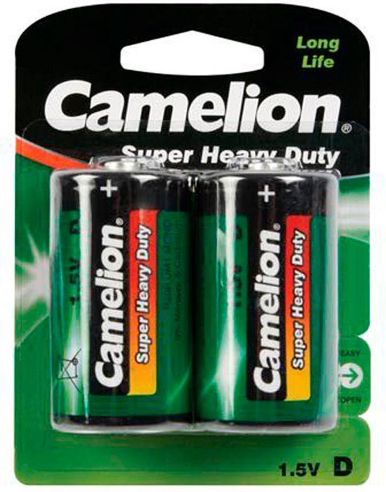 Behoren vermogen Molester Camelion batterij 1.5v C R14P Baby UM2 (hangverpakking) | bol.com