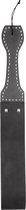 Wooden Handle Belt Whip Slapper Leather - Black