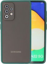 Wicked Narwal | Kleurcombinatie Hard Case voor Samsung Samsung Galaxy A52 5G Donker Groen