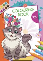 Colouring Book - Kleurboek - Katten - Honden - 72 Pagina's
