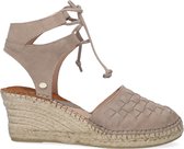 Fred de la Bretoniere 153010202 Espadrilles - Met Sleehak - Dames - Taupe - Maat 42