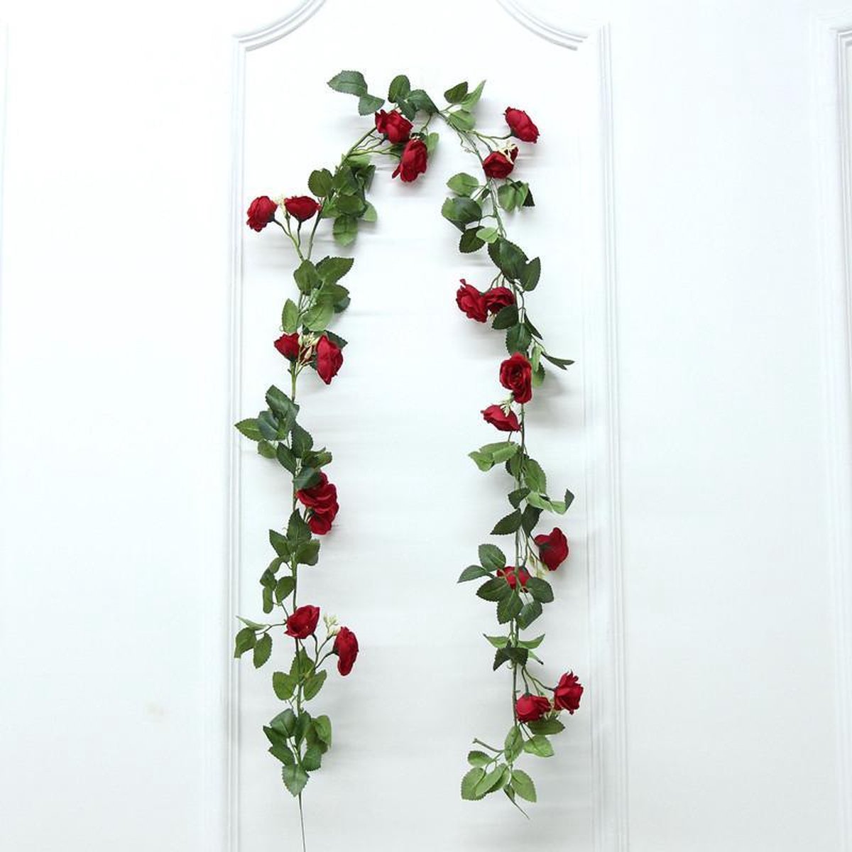 Guirlande de plume Rose verticale - Decoration mariage - Badaboum