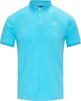 Blue Black Amsterdam Jongens Polo Lars - Turquoise Blauw - Maat 140