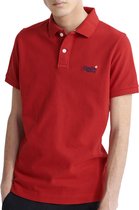 Superdry Classic Pique Poloshirt - Mannen - rood