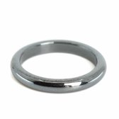 Edelstenen Ring Hematiet (3 mm – Maat 15)
