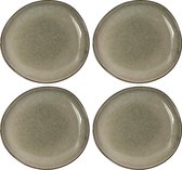 Gusta Table Tales - Bord - 20,5x19cm Grijs - Scandic - set 4 stuks