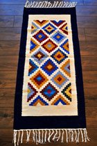 Handgeweven vloerkleed / tapijt - 100% Egyptische wol Kelim - 70x150cm - Senon