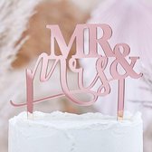 Mr & Mrs Acryl Rosé Goud