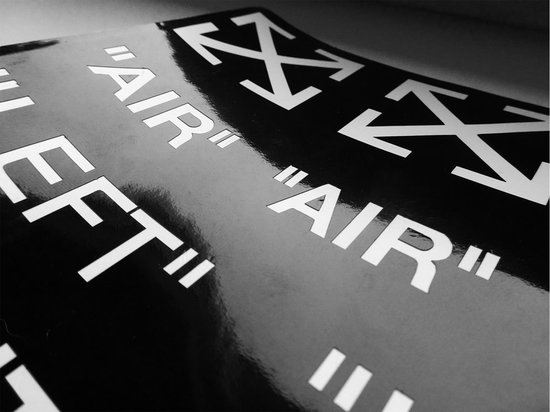 Vinyl Stencil voor sneaker customization (zelf aanbrengen met verf