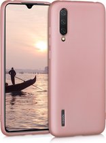 kwmobile telefoonhoesje voor Xiaomi Mi 9 Lite - Hoesje voor smartphone - Back cover in metallic roségoud