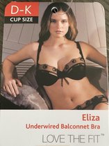 Panache Superbra Lingerie Eliza BH - underwired balconnet bra - ivory - maat D75