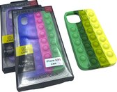 Fidget toys - Pop it - telefoonhoesje Iphone 12 - 12 pro - pop it hoesje - pop it case - pop it