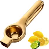 XYZ Goods - Citroenpers - Citruspers - Limoenpers - citroenpers handmatig - citroenknijper - citrusknijper - sinaasappelpers - fruitpers - sinaasappelpers handmatig - RVS - Goud