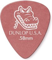Dunlop Gator Grip 0.58 mm Pick 6-Pack standaard plectrum