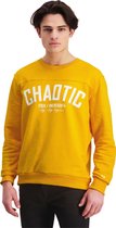 FnckFashion Heren Sweater CHAOTIC "Limited Edition" Tuscan Geel Maat S