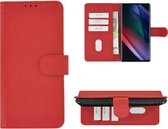 Oppo Find X3 Neo Hoesje - Bookcase Wallet Rood Cover
