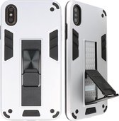 Wicked Narwal | Stand Hardcase Backcover voor iPhone X / Xs Zilver
