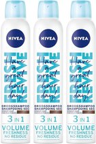 Nivea Fresh Revive Droogshampoo Donker Haar Multi Pack - 3 x 200 ml