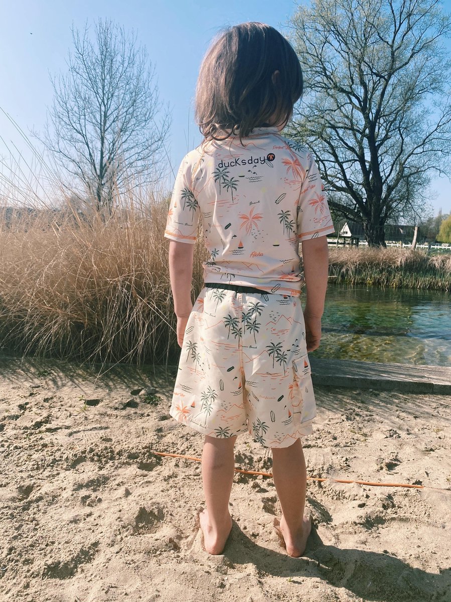 Ducksday - UV zwemshort - voor jongens - boardshort - Surf - UPF 50+ - Waikiki — afbeelding 7