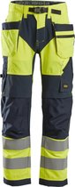 Snickers FlexiWork HV Werkbroek+ holsterzakken kl 2 6932 -  - Geel/Navy - 54