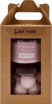 Soap & Gifts Mini Verwenset Wild Roses Dames Roze 2-delig