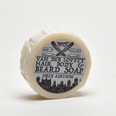 Van Der Lovett grey Edition Hair, Body & Beard Soap Zeep 60gr