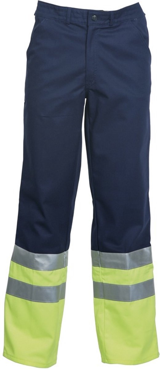 HAVEP Werkbroek High Visibility 8397 - Marine/Fluo Geel - 54