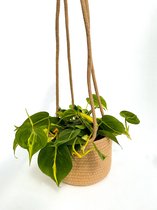 Plantenhanger licht bruin Ø 18 cm - ↕ 70 cm (Urban Jungle, Hangmand, Bohemian, Chic, Hangplant)