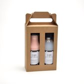 Soap & Gifts Giftset Message On A Bottle Dames Roze/wit 2-delig