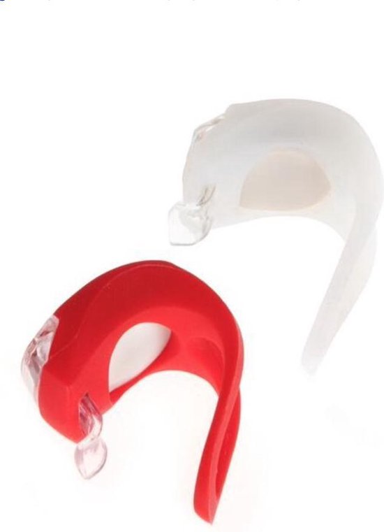 Fietslampjes led set wit en rood - fietsverlichting led - voorlicht/ achterlicht - inclusief batterijen — afbeelding 2