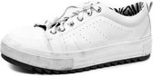 Sneakerveters | Platte elastische witte lock veters | 100cm