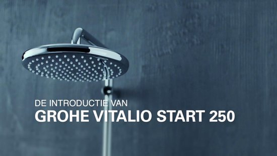 GROHE Colonne de douche avec inverseur manuel Vitalio Start 250, tête de  douche 250mm, douchette 1 jet, 26698000 - Cdiscount Bricolage
