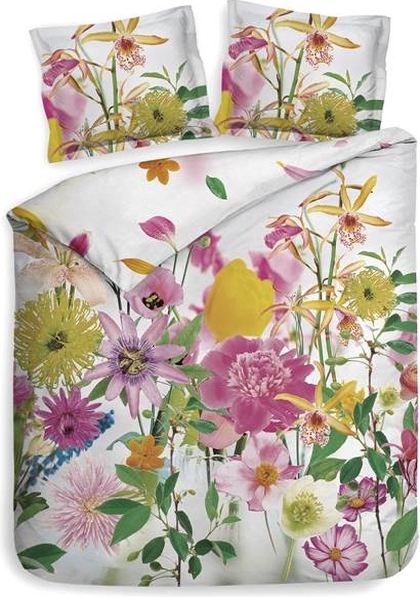 Heckett & Lane Thea Dekbedovertrek - Eenpersoons - 140x200/220 cm - Multi