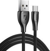 Remax RC-160a 2.1A Type-C / USB-C Lesu Pro-serie oplaadgegevenskabel, lengte: 1m (zwart)