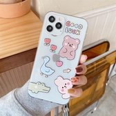 Graffiti hoog transparant TPU beschermhoesje voor iPhone 11 Pro Max (veel geluk)
