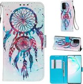 Voor Galaxy A91 3D Schilderen Horizontale Flip Leren Case met Houder & Kaartsleuf & Portemonnee & Lanyard (Fantasie Windgong)