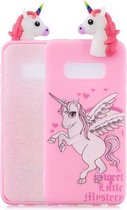 Voor Galaxy S10e schokbestendige Cartoon TPU beschermhoes (eenhoorn)