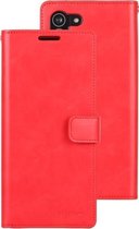 Voor Samsung Galaxy S21 + 5G GOOSPERY Mansoor Serie Crazy Horse Textuur Horizontale Flip Lederen Case Met Beugel & Card Slot & Portemonnee (Rood)