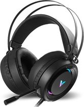 Rapoo VH500 desktopcomputer 7.1-kanaals RGB-lichtgevende game-headset met lange microfoon, kabellengte: 2,2 m (zwart)