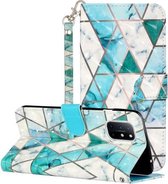 Voor OnePlus 8T 3D-schilderijpatroon Horizontaal leren flip-hoesje met houder & kaartsleuven en portemonnee (marmer)