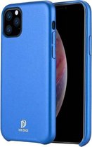 DUX DUCIS Skin Lite-serie schokbestendige PU-lederen hoes voor iPhone 11 Pro Max (blauw)