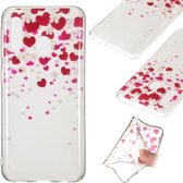 Coloured Drawing Transparant Clear TPU Case voor Galaxy A20e (Love)
