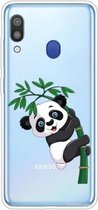 Voor Samsung Galaxy A40 schokbestendig geschilderd TPU beschermhoes (Panda)